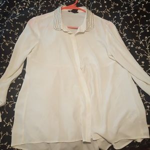 H&M studded button up