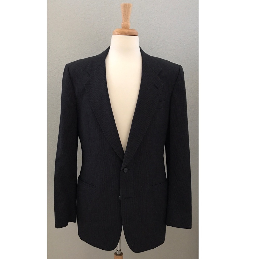 Christian Dior Men's Gray Wool Blazer