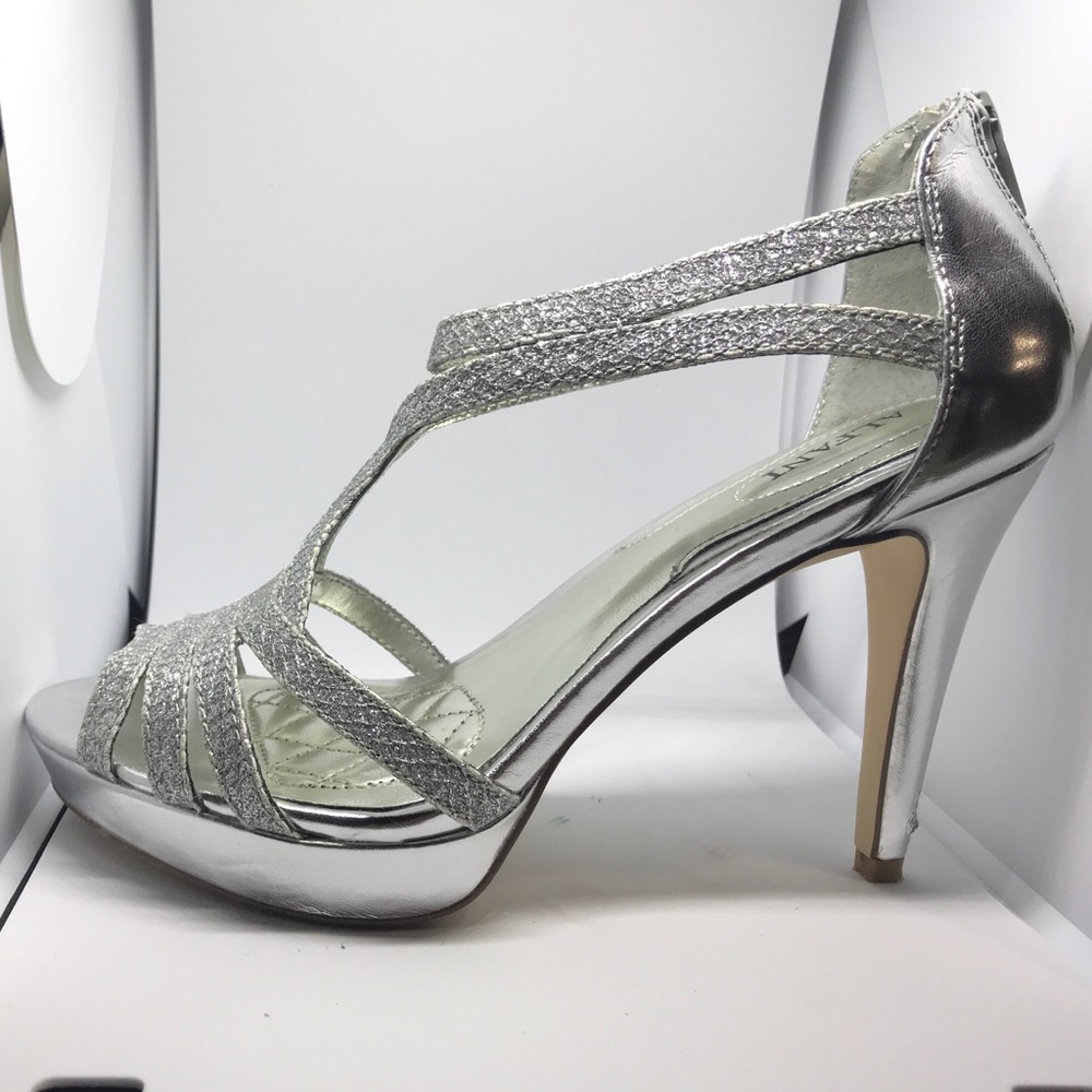 Alfani® women’s silver stiletto high heels.