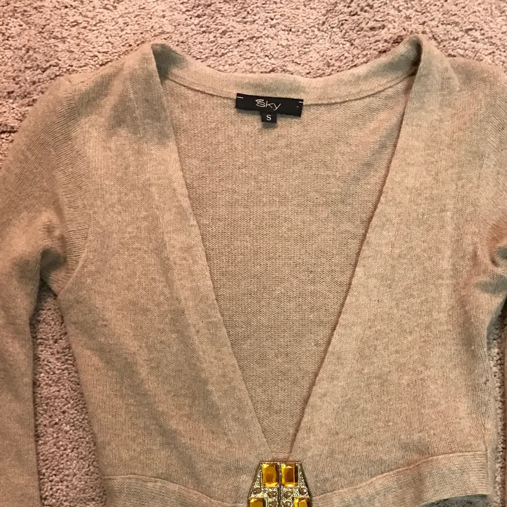 Sky Cashmere Top Small