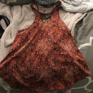 NWOT hollister tank top with metal accents