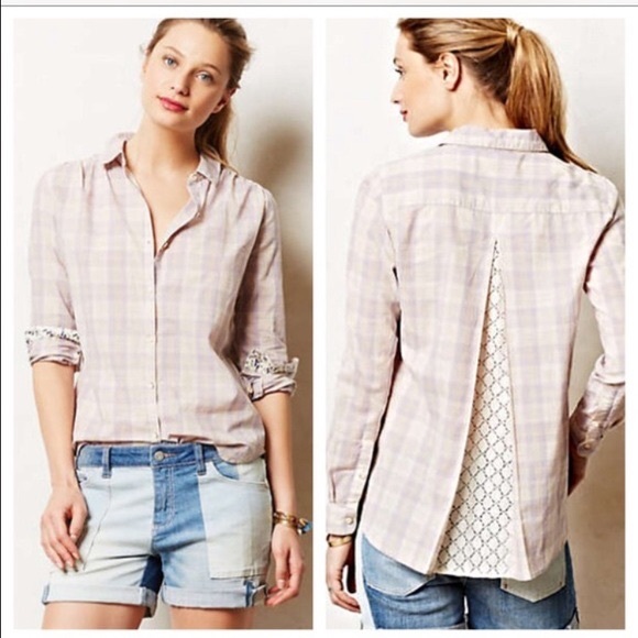 Anthropologie Tops - Anthropologie Isabella Sinclair Button-Down, XS