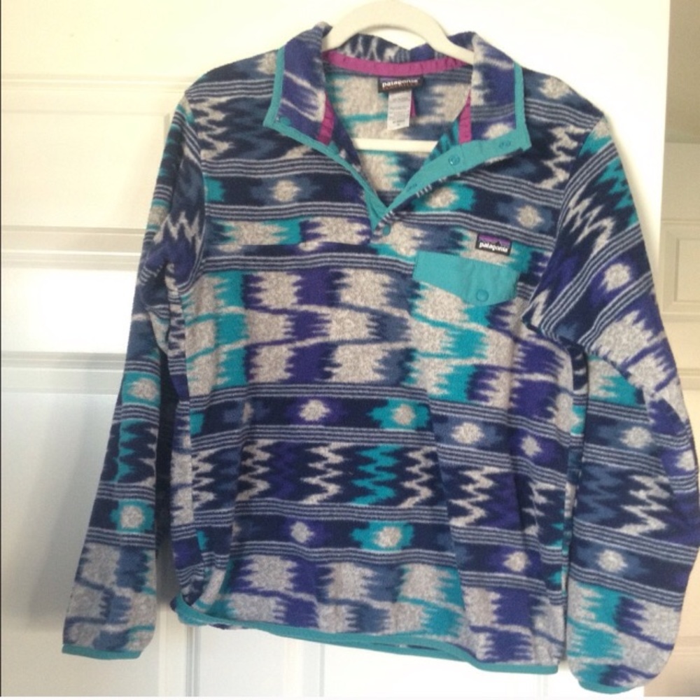 Blue patterned Patagonia