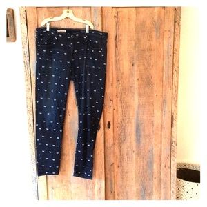 AG jeans with heart motif