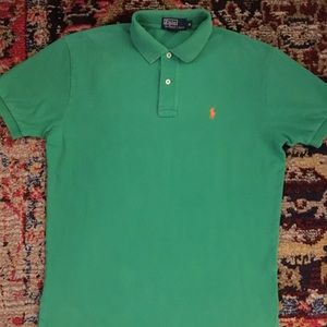 Men's Green POLO RALPH LAUREN Shirt Sleeve M