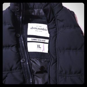 Abercrombie feather down vest.