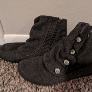 Gray Boots