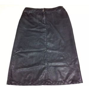 VERSACE Women's Black Vintage Skirt Size 42