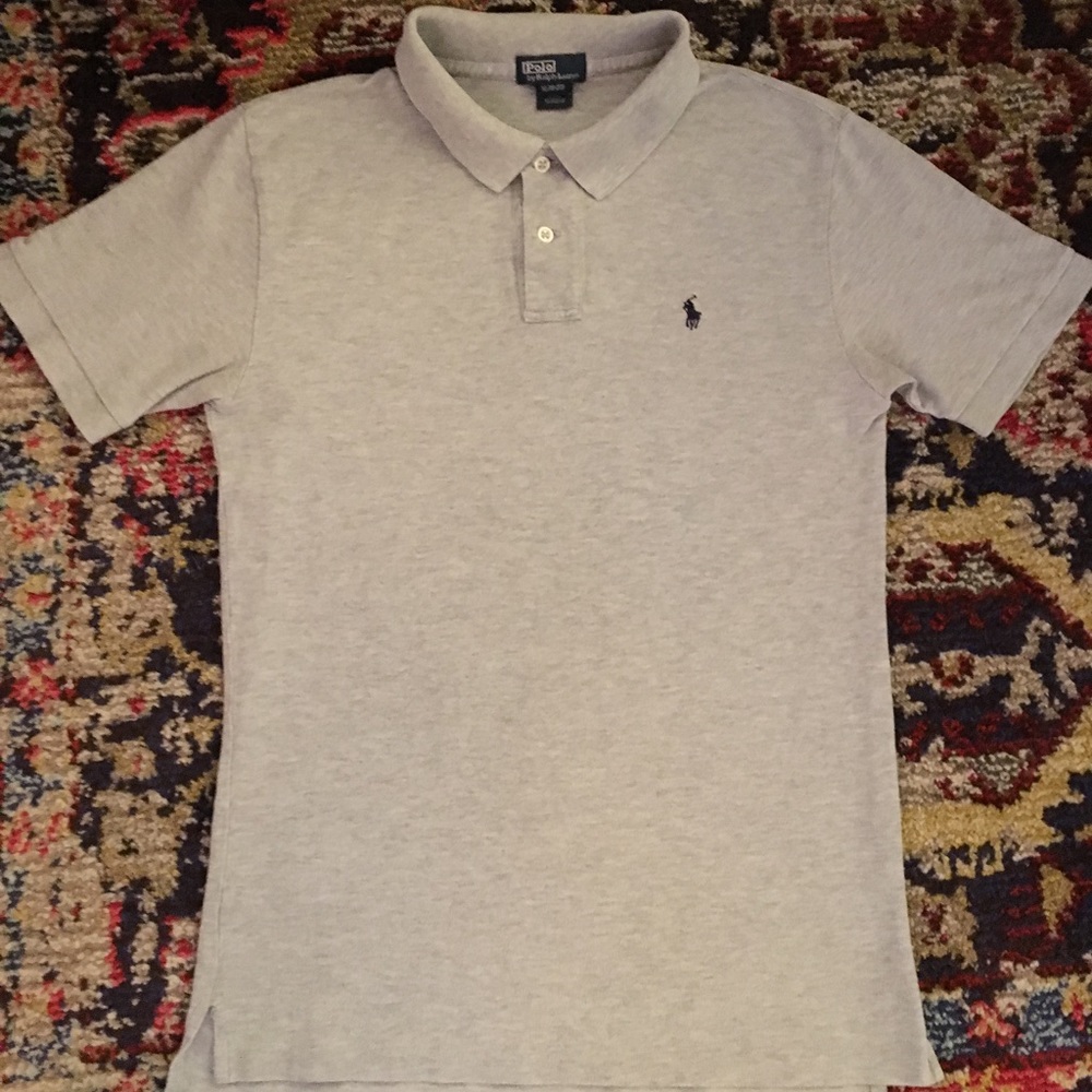 Grey POLO RALPH LAUREN Short Sleeve Polo