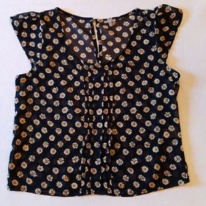 Floral Short Sleeve Blouse (WW#2)