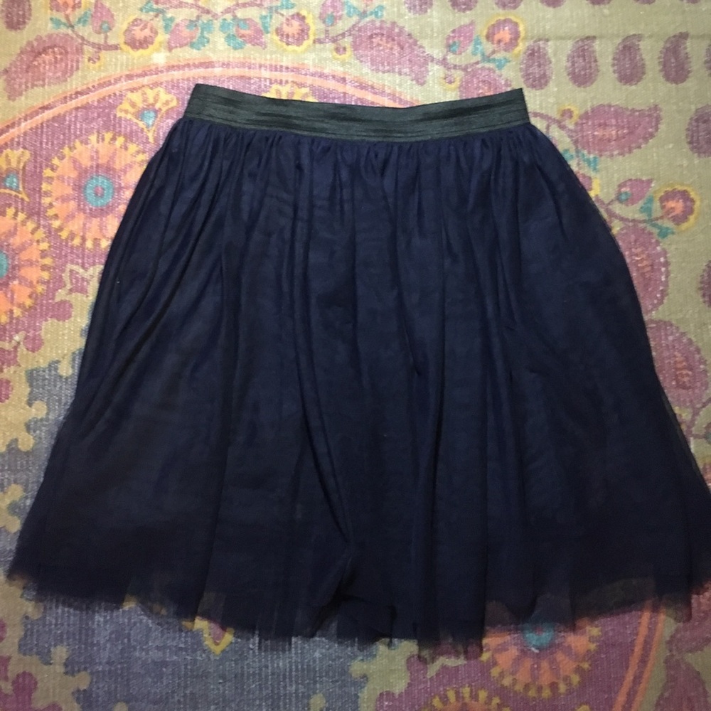 Navy blue skirt