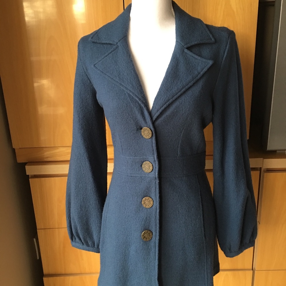 Cabi Peacock coat light weight “S” work or play