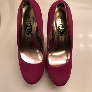 new purple stilettos