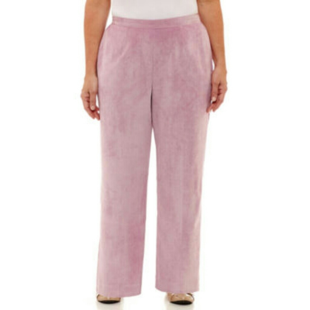 Alfred Dunner Size 20 Raspberry Women's Pants - Picture 1 of 6