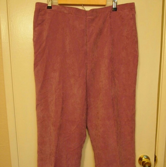Alfred Dunner Size 20 Raspberry Women's Pants - Picture 5 of 6