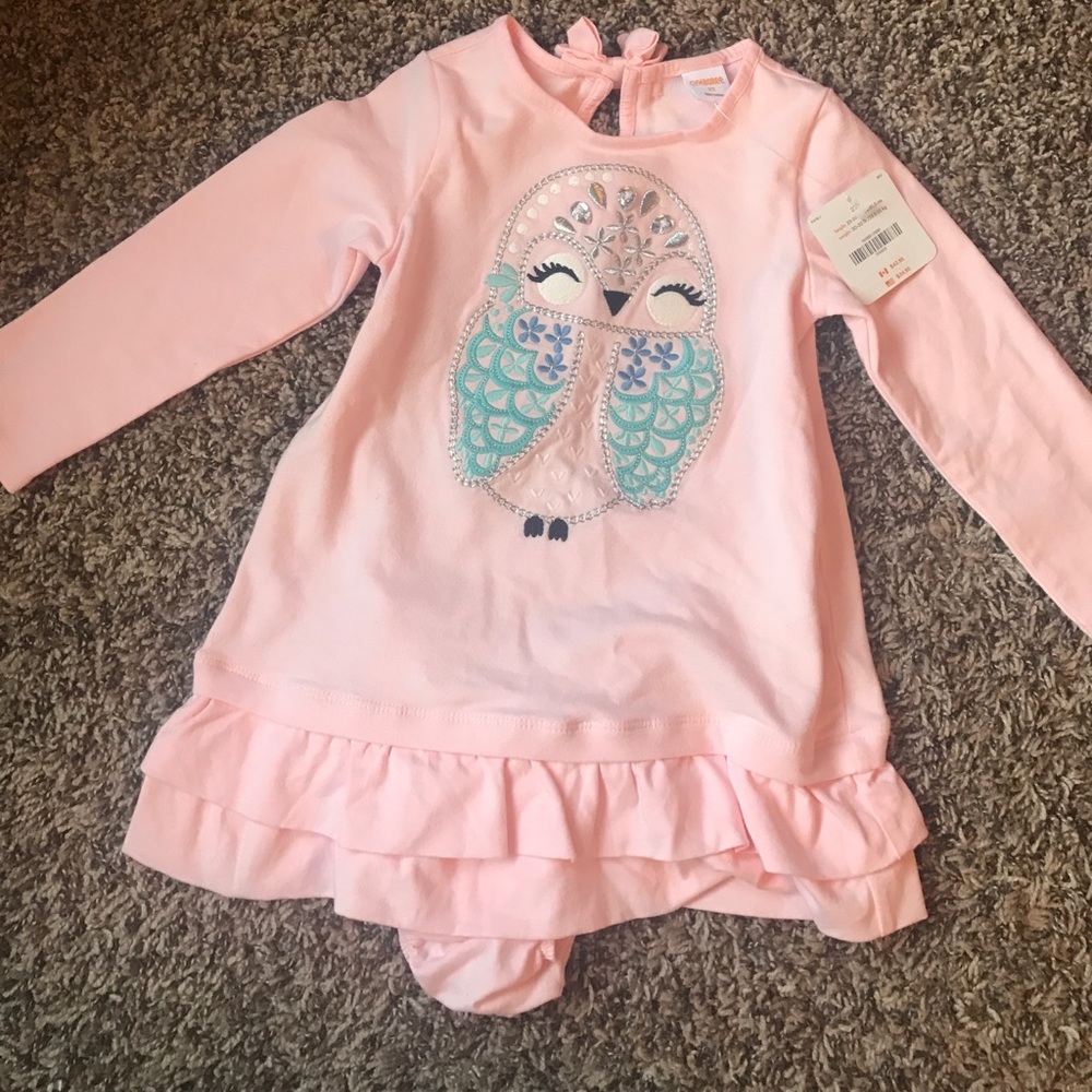 Light pink long sleeve dress