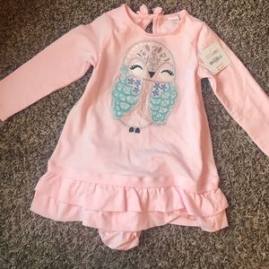 Light pink long sleeve dress