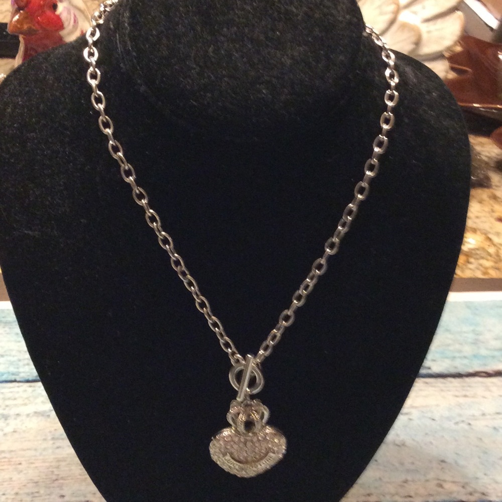 Juicy Couture sparkle heart ❤️ necklace