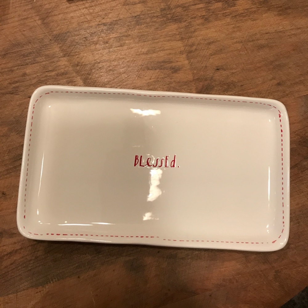 Rae Dunn blessed tray - Christmas