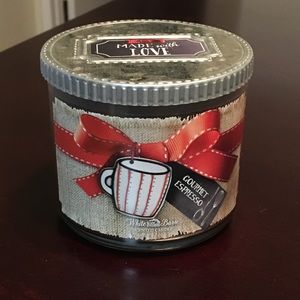 White Barn gourmet espresso candle