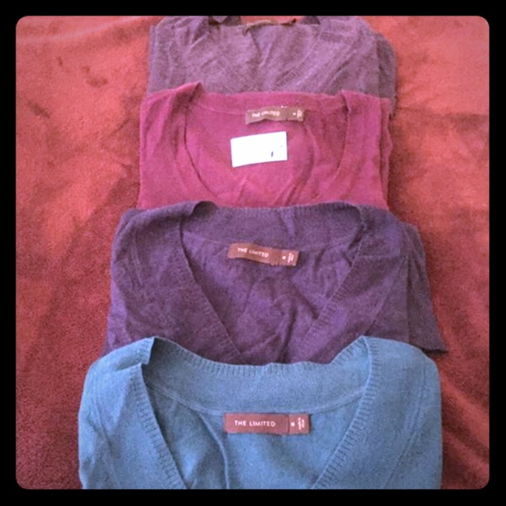 Lot of 4 sweaters from The Limited size Medium