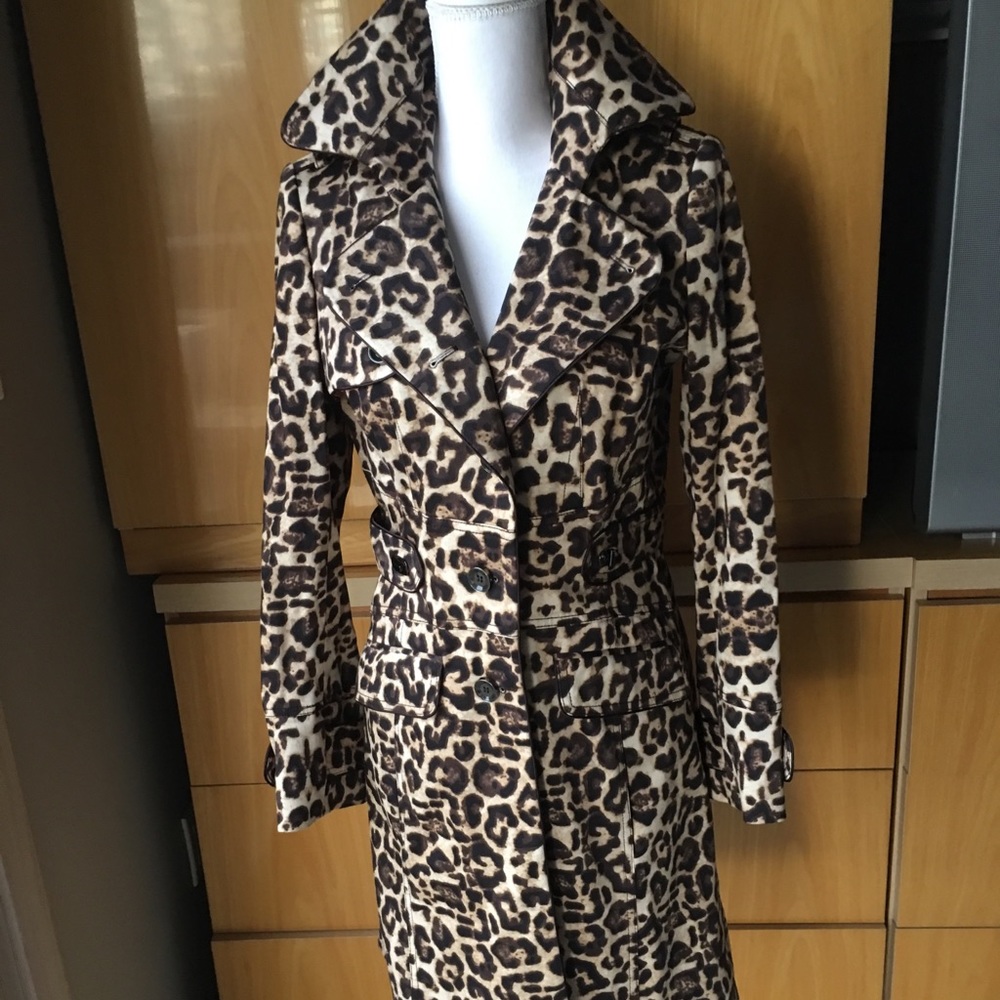 Ecetera Jacket cheetah print Sz 4  Beautiful color