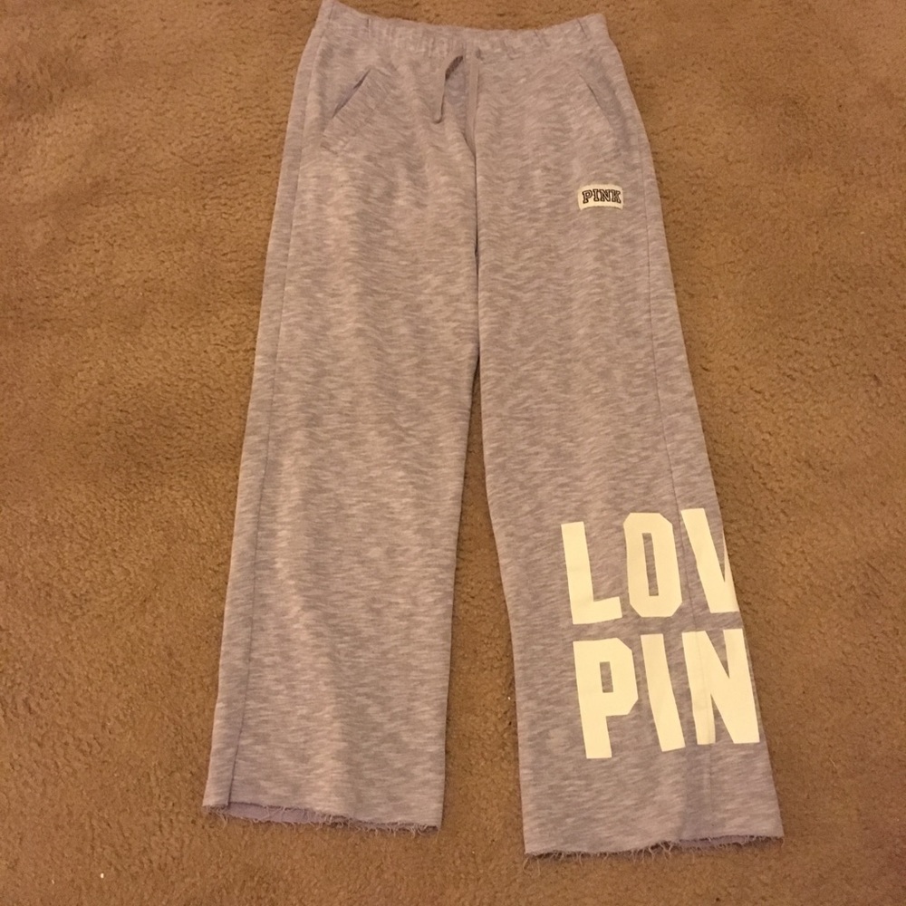 Pink sweatpants xs