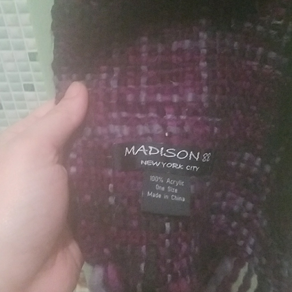 Infinity purple and black wrap