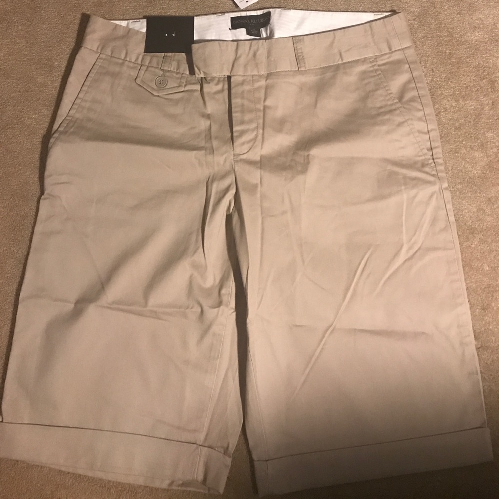 Tan "Above the Knee" Professional/Office shorts