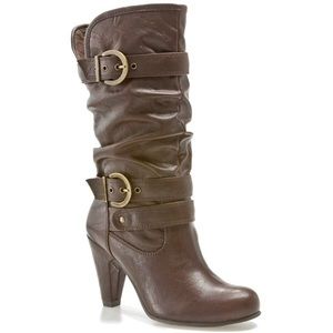 White Mountain Goodday Brown Slouch Boots size 7M