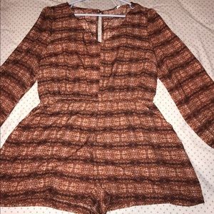 Earthbound Trading Co. Long Sleeve Romper