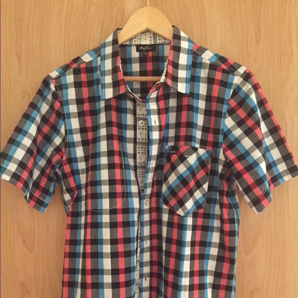 Men's button-down dress shirt
