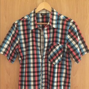 Men's button-down dress shirt