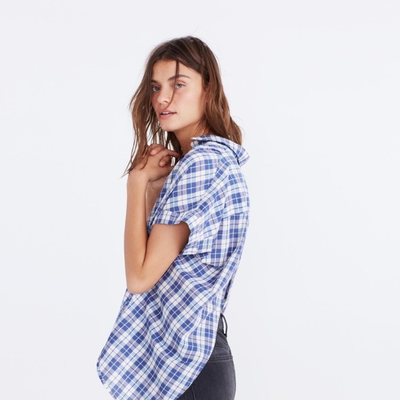 🌿Final Price Madewell Courier Style Open Back Top - Picture 2 of 6