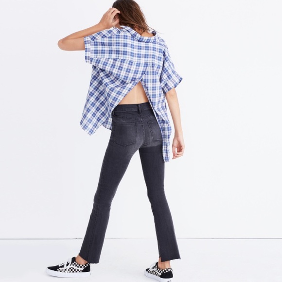 🌿Final Price Madewell Courier Style Open Back Top - Picture 3 of 6