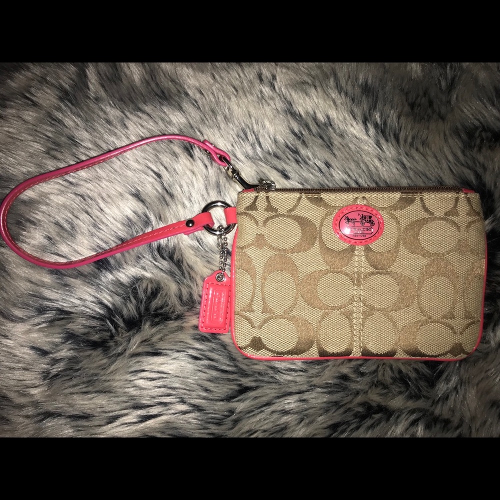 Authentic Coach Small Wristlet