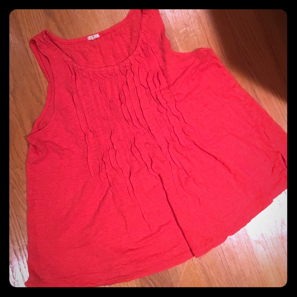 J. Crew Ruffled Tank Top