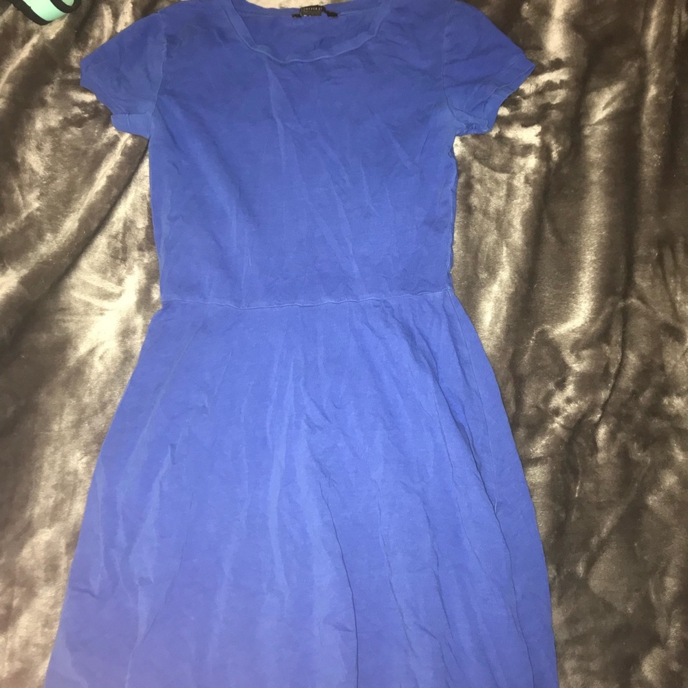 Royal blue skater dress
