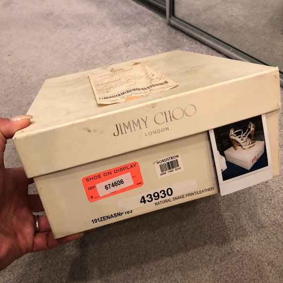 Jimmy choo zena snakeskin Sandal - Picture 7 of 8