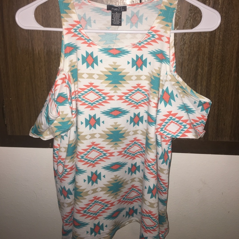 Off the shoulder top.