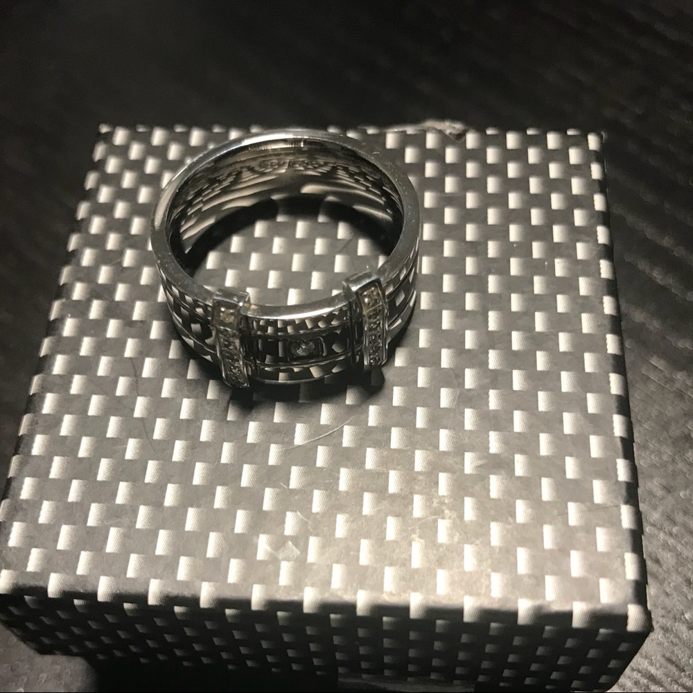 Stainless steel Mens wedding band 11mm (New)