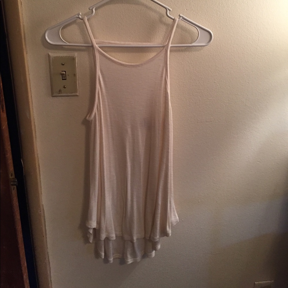Plain white tank