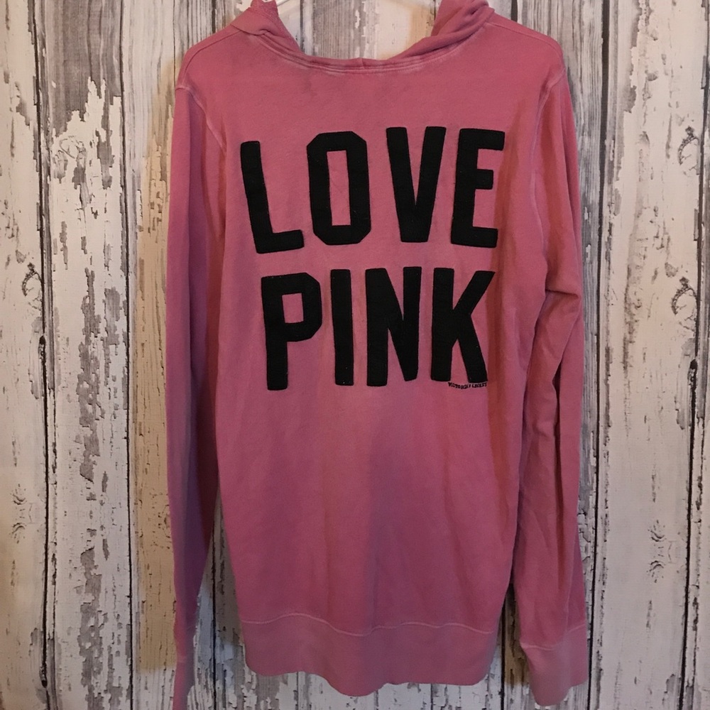 Victorious secret PINK hooded jacket “love pink”