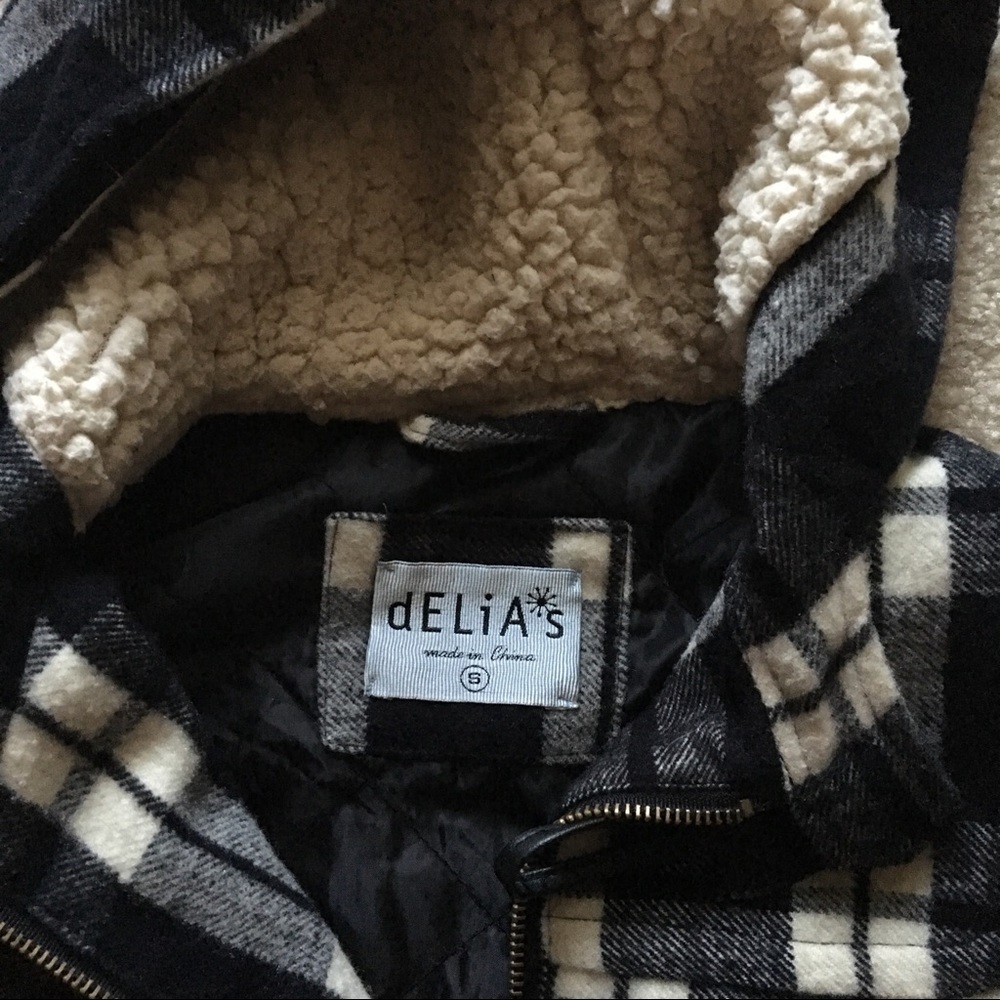 Checkered Bomber Jacket - image 3