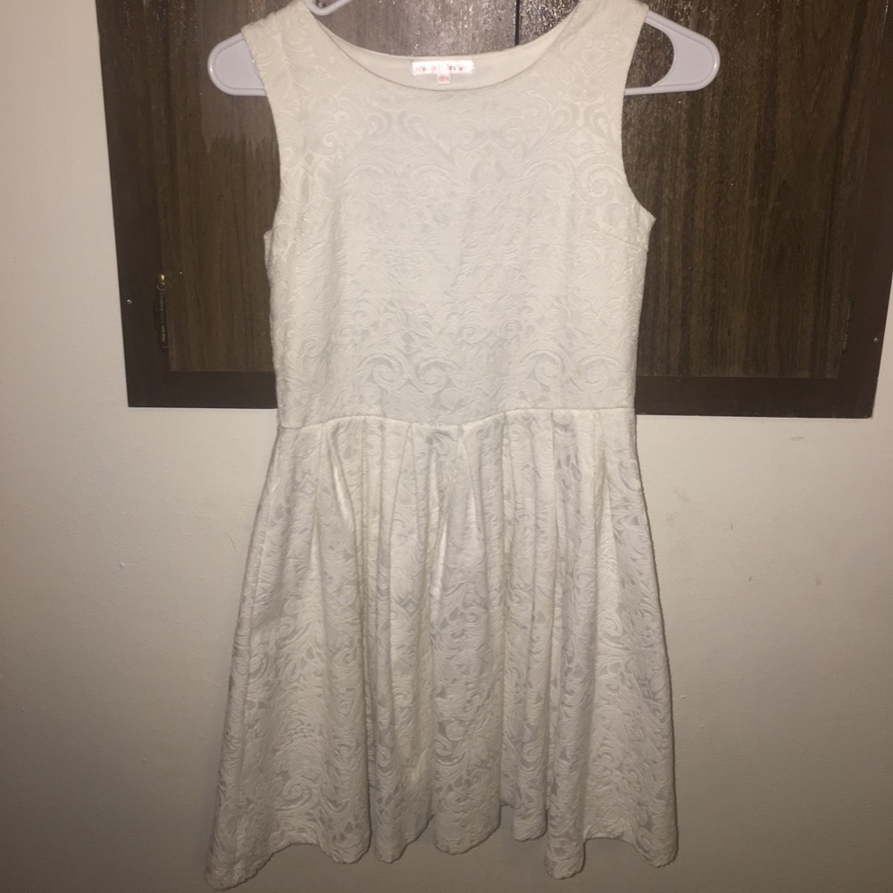 White dress.
