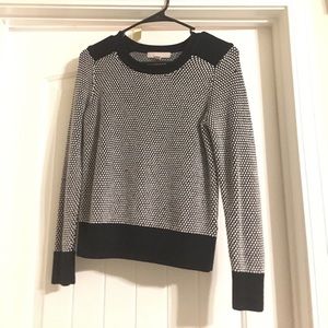 Black and white polka dot sweater