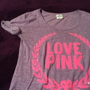 Victoria’s Secret purple and pink shirt. Size XS
