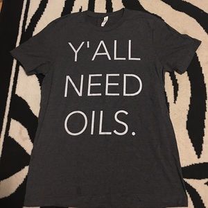 YALL NEED OILS canvas brand tshirt