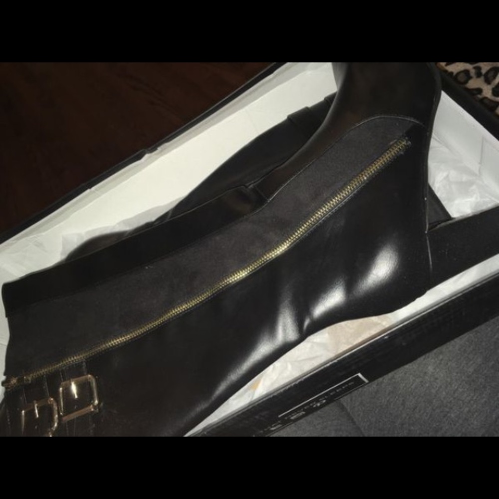 City Chic Long Buckled Boots