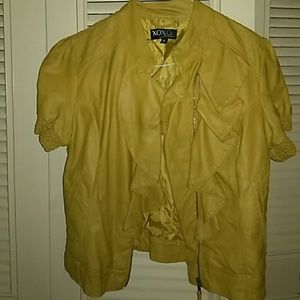 XOXO Faux Leather Jacket